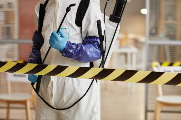 Professional Biohazard Cleanup technician working in New London, IA